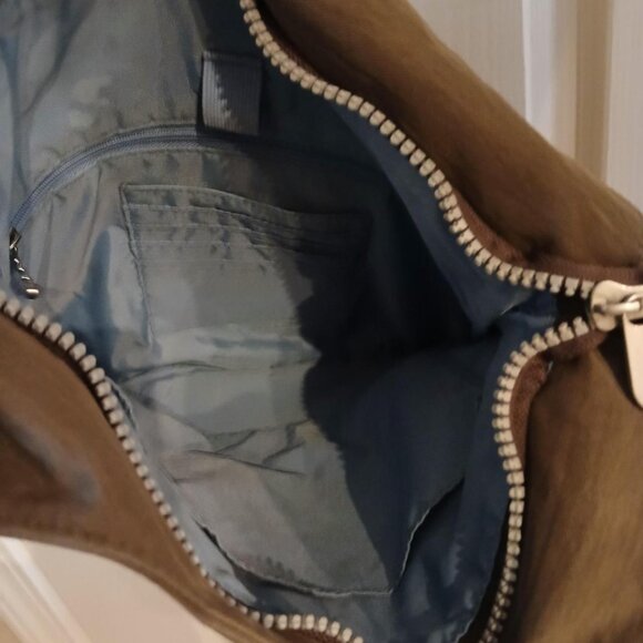 Brown Baggallini Classic 3-Zip Crossbody Purse nylon bag utility gorpcore - Picture 4 of 5